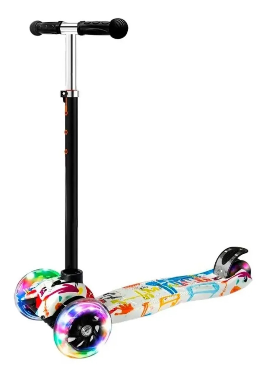 Scooter White Scrawl